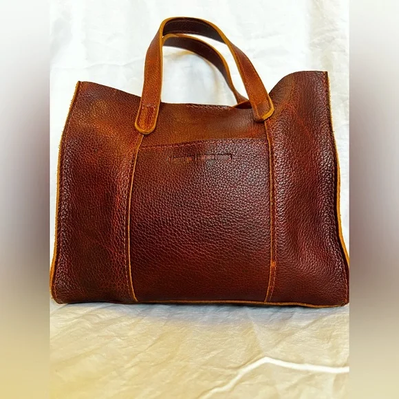 Portland Leather Goods Lola Crossbody Tote - Nutmeg - Picture 3 of 9